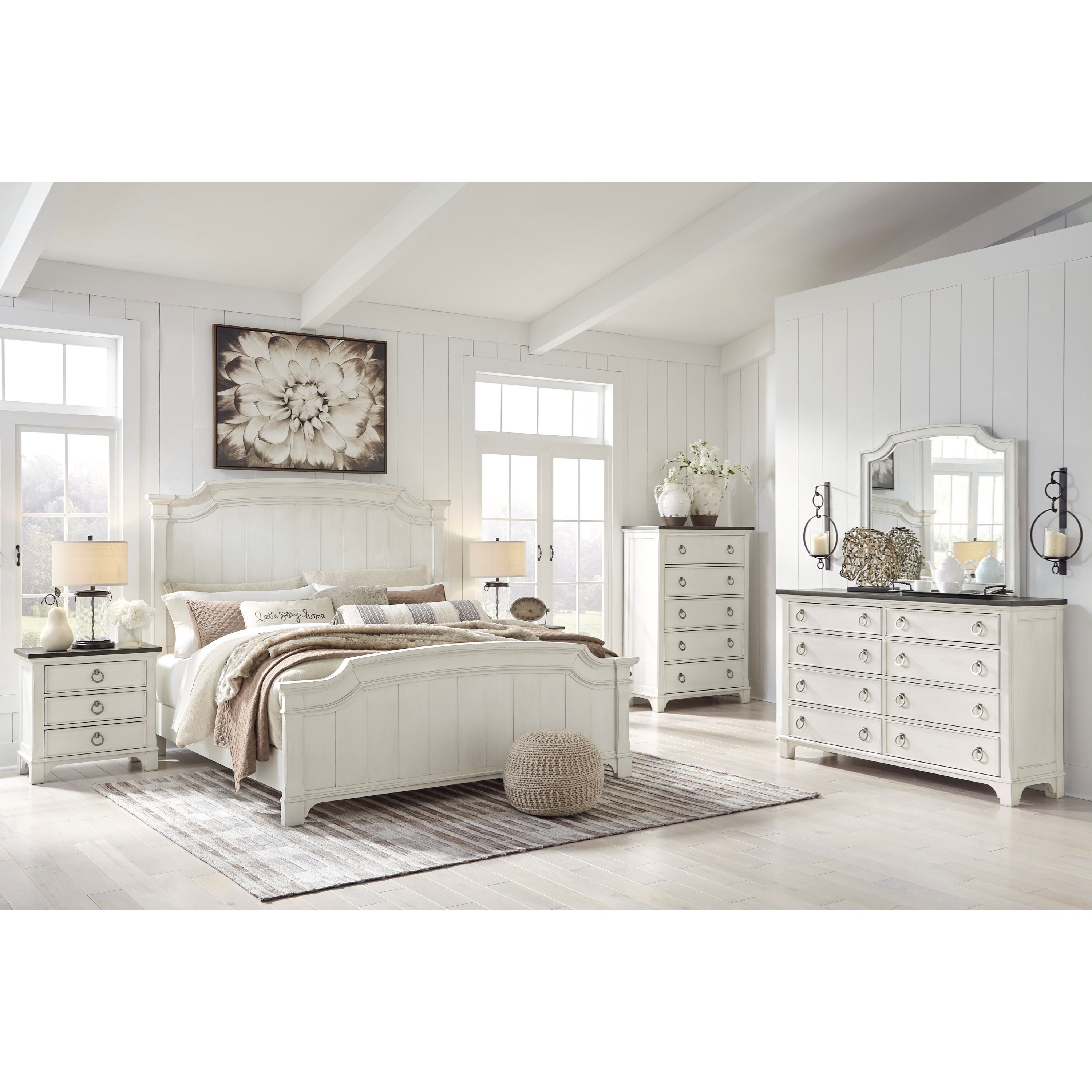 Ashley Bedroom Sets Ashley Wynnlow Crossbuck King Rent To Own Bedroom